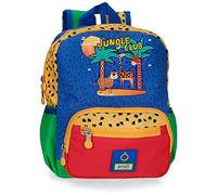Enso Jungle Club Sac à dos adaptable Multicolore 23 x 28 x 10 cm Polyester 6,44 l, multicolore, Sac à dos adaptable