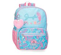 Enso Jungle Mood Sac à dos d'école adaptable au chariot Bleu 30 x 38 x 12 cm Polyester