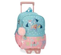 Enso Keep The Oceans Clean Sac à dos préscolaire adaptable à chariot Bleu 25 x 32 x 12 cm Polyester 9,6 L, bleu, Sac à dos préscolaire adaptable à chariot