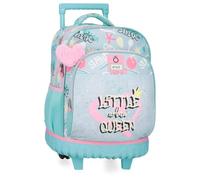 Enso Little Urban Queen Sac à dos 2 roues Bleu 33 x 44 x 21 cm Polyester, bleu, 33x44x21 cms, Sac à dos 2 roues