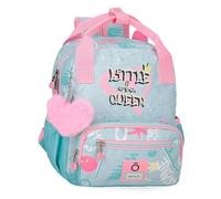 Enso Little Urban Queen Sac à dos préscolaire Bleu 23 x 28 x 10 cm Polyester, bleu, 23x28x10 cms, Sac à dos préscolaire