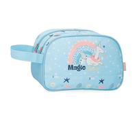 Enso Magic Summer Trousse Deux Compartiments Adaptable Bleu 26 x 16 x 11 cm Polyester by Joumma Bags, Bleu, Talla única, Trousse Deux Compartiments Adaptable