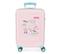 Enso Magic Unicorn Valise de Cabine Rose 38 x 55 x 20 cm Rigide ABS Fermeture à Combinaison latérale 34 l 2 kg 4 Roues Doubles Équipement à Main