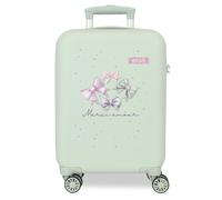 Enso Merci Amour Valise Cabine Verte 33 x 50 x 20 cm Rigide 2 kg Fermeture à Combinaison latérale ABS 2 kg 33 L Bagage à Main, Vert, Talla única, Valise Cabine
