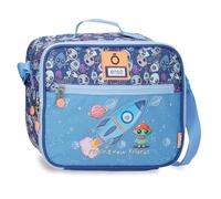 Enso New Friends Sac à bandoulière isotherme en polyester Bleu 25 x 21 x 11 cm