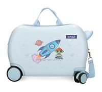 Enso New Friends Valise pour Enfant Bleu 45 x 31 x 20 cm Rigide 1,8 kg Fermeture à Combinaison latérale ABS 1,8 kg 24,6 L Bagage à Main, Bleu, Talla única, Valise pour Enfant