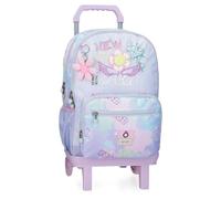 Enso New Vibes Sac à Dos Scolaire Double Compartiment avec Chariot Rose 32 x 44 x 17 cm Polyester