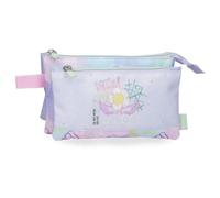 Enso New Vibes Trousse Triple Rose 22 x 12 x 5 cm Polyester