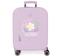 Enso New Vibes Valise Cabine Violette 40 x 55 x 20 cm Rigide 3,22 kg Fermeture TSA intégrée ABS 3,22 kg 44L Bagage à Main