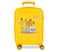 Enso Play All Day Valise de Cabine Jaune 33 x 50 x 20 cm Rigide 2 kg Fermeture à Combinaison latérale ABS 2 kg 33 L Bagage à Main, Citronier, Talla única, Valise de Cabine
