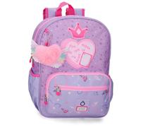 Enso Queen of Hearts Sac à Dos Scolaire Violet 30x38x12 cm Polyester 13,68L