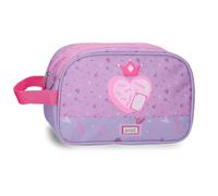 Enso Queen of Hearts Trousse Deux Compartiments Adaptable Violet 26 x 16 x 10 cm Polyester