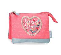 Enso Together Growing Porte-Monnaie Trois Compartiments Rose 14 x 10 x 5 cm Polyester