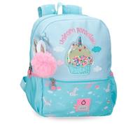 Enso Unicorn Paradise Sac à Dos de Promenade Bleu Turquoise 27x33x11 cm Polyester 9.8L