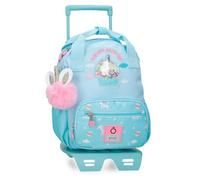 Enso Unicorn Paradise Sac à Dos de Promenade Bleu Turquoise 30x38x12 cm Polyester 13.7L