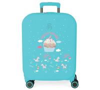 Enso Unicorn Paradise Valise Cabine Bleue 40 x 55 x 20 cm Rigide ABS 37 L 3,22 kg Bagage à Main