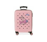 Enso - Valise cabine fille "Friends Together" - 55 x 38 x 20 cm - Rose