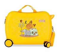 Enso - Valise trotteur enfant "Play all day" - jaune - 50 x 38 x 20 cm - Jaune Jaune