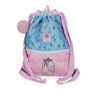 Enso We Love Flowers Sac à dos avec fermeture éclair Rose 35 x 46 cm Polyester, rose, Sac à dos avec fermeture éclair