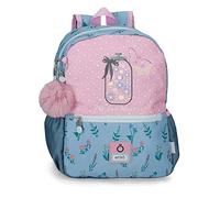 Enso We Love Flowers Sac à dos de promenade Rose 25 x 32 x 12 cm Polyester, rose, Sac à dos de promenade