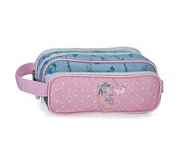 Enso We Love Flowers Trousse triple rose 22 x 10 x 9 cm Polyester, rose, Trousse triple
