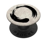 Enso, Zen, cercle, symbole, bouddhisme, Bouddha, méditation PopSockets PopGrip Adhésif