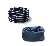 ENSTAB 2 Pcs Écharpe Cache-cou Enfants Coton Automne Hiver Écharpe Bébé Boucle Cache-cou Foulards Bébé Filles et Garçons… (Garçon H)