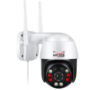 ENSTER 5G Caméra Surveillance WiFi Extérieure, 5MP PTZ Caméra avec Boîtier en Titane with Auto Tracking, 2-Way Audio, Vision Nocturne pour la Sécurité Domestique