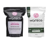 Ensueño Mixteco - Paquet de 2 Sachets de Grains de Café - Café de Spécialité 460 g + Café Torréfié Naturel 500 g - Café 100% Arabica - Production Artisanale - Origine Mexique