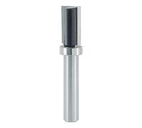 ENT 11650 Fraise pour affleurer droite Carbure, Queue (S) 8 mm, Diamètre (D) 12 mm, NL 19 mm, SL 38 mm, GL 62 mm, avec roulement au queue