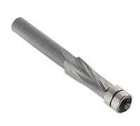 ENT 13490 Fraise pour affleurer droite exécution premium droite hélicoïdale Carbure monobloc Queue (S) 8 mm, Diamètre (D) 10 mm, NL 25 mm, SL 32 mm, GL 76 mm, deux roulements