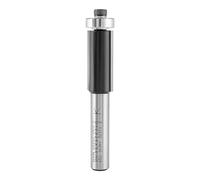 ENT 13572 Fraise à affleurer, Arbre (S) 8 mm, Diamètre (D) 12 mm, NL 25 mm, SL 32 mm, GL 65,9 mm, en carbure, avec roulement à billes
