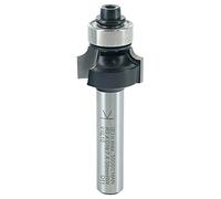 ENT 14282 Fraise à arrondir Carbure, Queue (S) 8 mm, Diamètre (D) 18,7 mm, NL 9,5 mm, R 3 mm, SL 32 mm, avec roulement