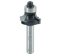 ENT 14286 Fraise à arrondir Carbure, Queue (S) 8 mm, Diamètre (D) 22,7 mm, NL 9,5 mm, R 5 mm, SL 32 mm, avec roulement