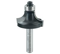 ENT 14296 Fraise à arrondir Carbure, Queue (S) 8 mm, Diamètre (D) 32,7 mm, NL 16 mm, R 10 mm, SL 32 mm, avec roulement