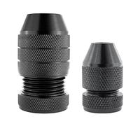 ENT 26512 Kit de butée de profondeur, variable Ø 3-11 mm, arrêt de perçage en aluminium pour mèches à bois et mèches hélicoïdales à bois