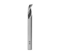 ENT 30009 Fraise pour Aluminium, Acier à coupe rapide, Queue (S) 8 mm, Diamètre (D) 10 mm, NL 14 mm, Z1, GL 80 mm
