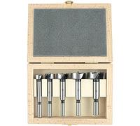 ENT 40305 5-pièces Forstner bit Premium Set forgé, diamètre (D) 15-20-25-30-35 mm, S 8 mm / 10 mm