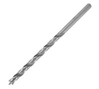 ENT 50407 Foret à bois Ø 7 mm, extra long 150 mm, Acier à coupe rapide, avec pointe centrale et arête de précoupe, D 7 x NL 100 x GL 150 mm, tige cylindrique