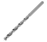 ENT 50408 Foret à bois Ø 8 mm, extra long 150 mm, Acier à coupe rapide, avec pointe centrale et arête de précoupe, D 8 x NL 100 x GL 150 mm, tige cylindrique