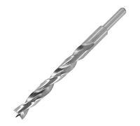 ENT 50415 Foret à bois Ø 15 mm, extra long 200 mm, Acier à coupe rapide, avec pointe centrale et taraud conique, D 15 x NL 135 x GL 200 mm, S 10 x 40 mm