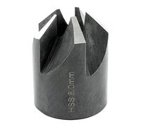 ENT 50508 Fraise à emboîter HSS, diamètre (d) 8 mm, D 20 mm, E 90°, GL 25 mm, droite