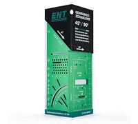 ENT 99003 - Gabarit à onglet - Multitool - Gabarit de perçage 3D - Gabarit de marquage - avec angle de 45°/90° Aluminium vert anodisé