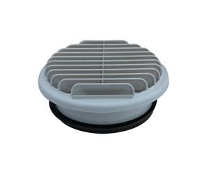 Ent/sort air murale pvc diam 125mm - Atlantic 464057