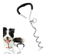ENTAGE DE CORT DE Chien - Ancre de Corde de Traction Lourde avec poignée Ergonomique Non Glissante, Fournitures pour Animaux de Compagnie à l'épreuve des torsions pour la Cour en Plein air, Le Sable,