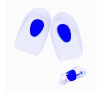 Entaopion Talonnettes légères en gel de silice avec traction sportive et rembourrage pour enfants et adolescents souffrant d'épine calcanéenne, de fasciite plantaire ou de douleurs à la cheville