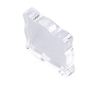 Entatial Bloc de Tampon Acrylique, Bloc de Tampon Transparent de sécurité Facile à Utiliser pour Les Presse-papiers pour Les calendriers pour Les Timbres(TL005 5cmx5cm)