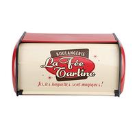 Entatial Boîte de Rangement pour Le Pain, récipient pour Aliments, antidérapant pour la Maison(Rouge)