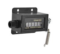 Entatial Compteur de balles, Fonction de réinitialisation du Compteur mécanique Comptage à 5 Chiffres Pratique pour l'industrie pour l'impression pour la Machine
