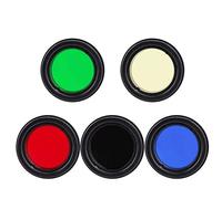 Entatial Filtre d'objectif de télescope Kit de Filtre d'objectif d'oculaire 1.25"/31.7mm Filtre de Couleur d'objectif d'oculaire de télescope pour la nébuleuse de la Lune Planet Sun